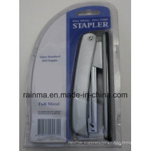 Full Metal Half Strip Stapler. Silver. 26/6